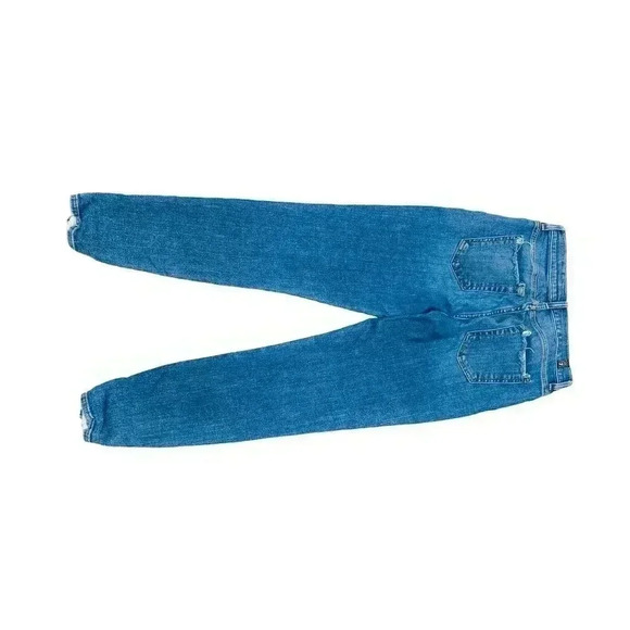 7 for all man kind jeans pants stone blue distressed - Picture 3 of 7